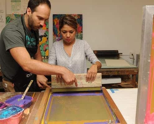 Printmaking at Oolite Arts