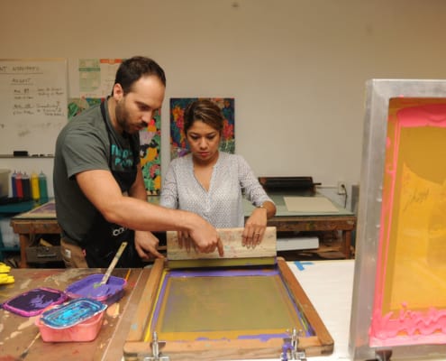 Printmaking at Oolite Arts
