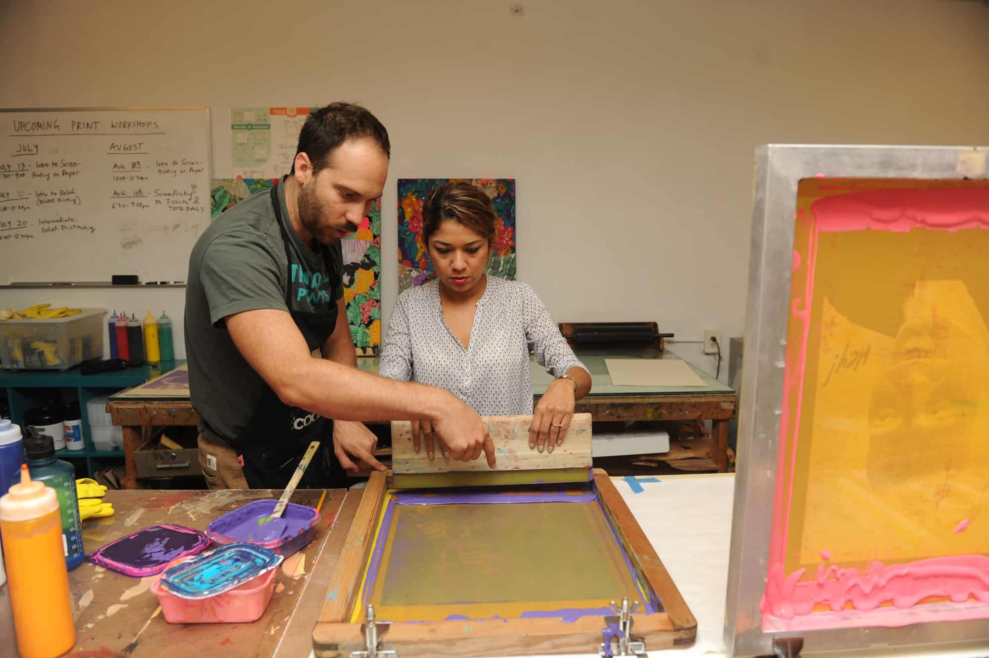 Intermediate Fine Art Screen Printing Oolite Arts