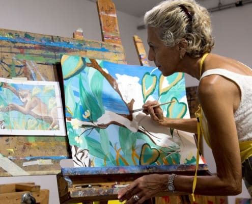 Painting with Pablo class