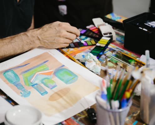 Oolite Arts Watercolor Class