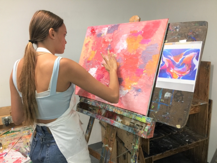 Abstract painting workshop Abstract painting workshop