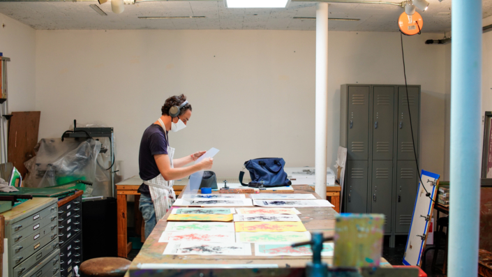 Printmaking lab