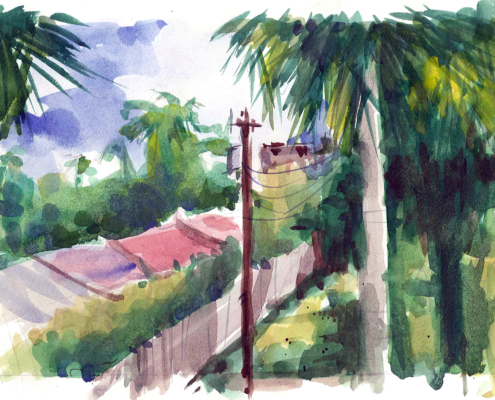 Plein Air Drawing & Painting Watercolor