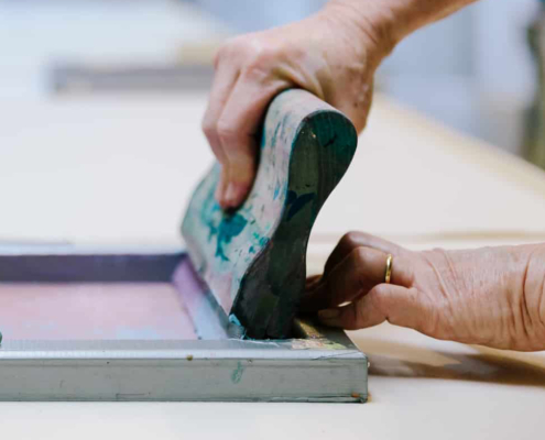 Screen Printing on textiles