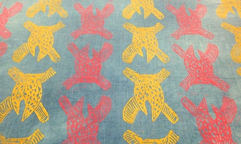 linocut print
