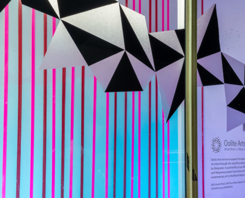Regina Jestrow, Installation shot of Treble Flow. Photo credit Pedro Wazzan.
