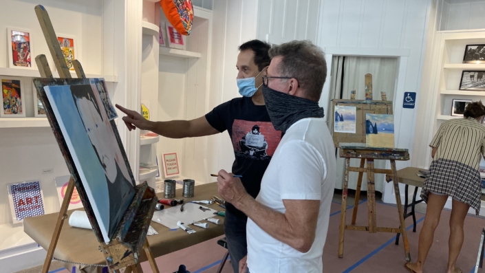 Painting with Acrylic or oil In-Studio Painting class