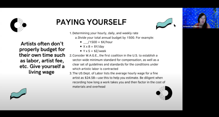 Powerpoint Slide titled Pay Yourself