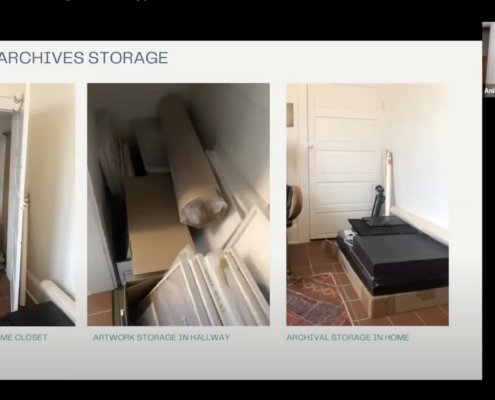 Powerpoint Slide shows art storage solutions