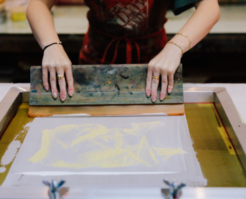 Screen Printing on Paper