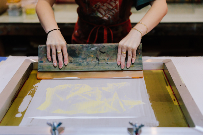 Screen Printing on Paper