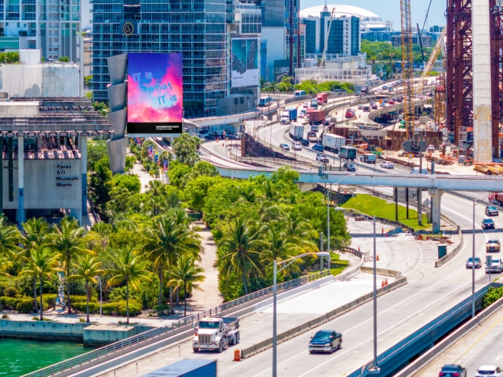 drienneRoseGionta It Is What It Is 2025 OBM digital billboard PAMM