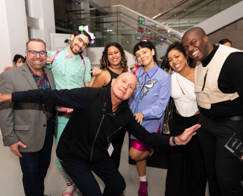Tony Ulloa, Bow Ty, Amanda, Rosa, Cesar Trasobares, Liz Ferrer, Diana Eusebio, Cornelius Tulloch at The Ellies