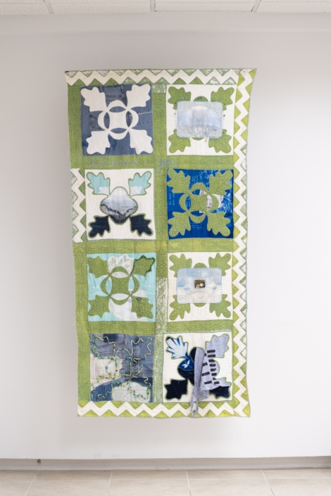 2 Ancestor Altar 2024 40x 80 quilt