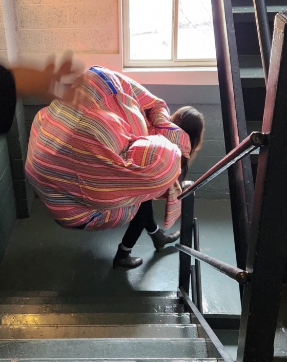 Mantas en la capital 2023 Variable Video still of action based work with andea ntextiles in Washington DC