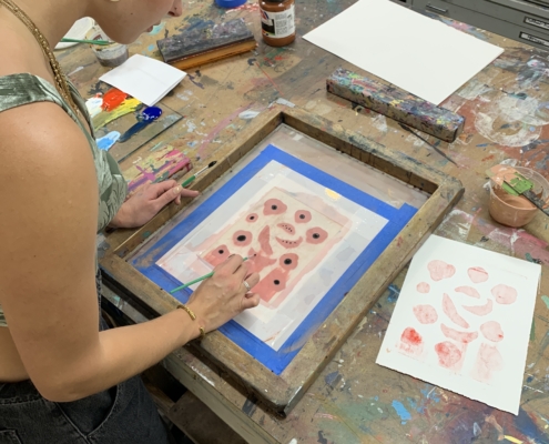Mono screenprinting