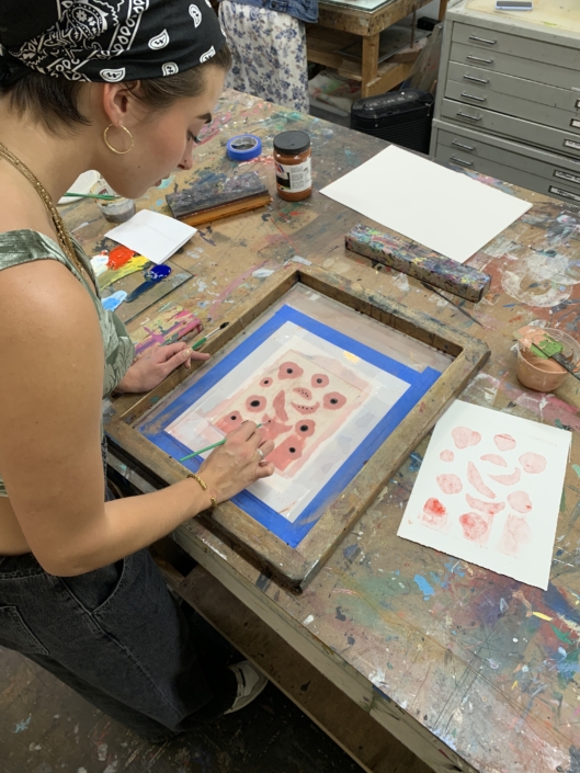 Mono screenprinting