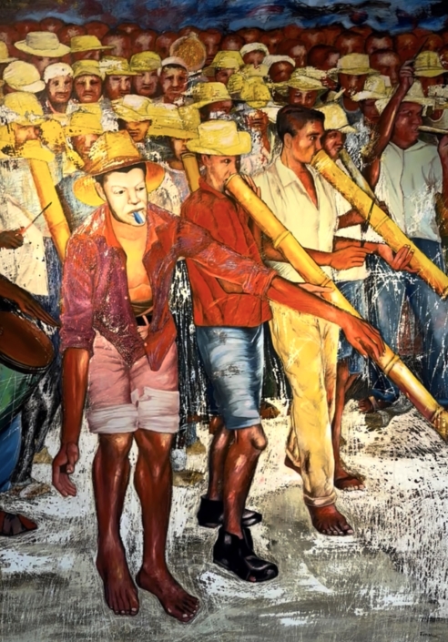Fenol Marcelin Rara 2000 oil on canvas Courtesy the artist Michael Loveland Fenol Marcelin Rara 2000 oil on canvas Courtesy the artist Michael Loveland
