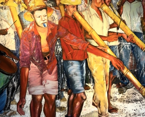 Fenol Marcelin Rara 2000 oil on canvas Courtesy the artist Michael Loveland