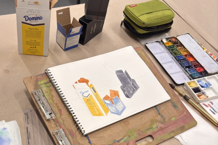 Painting with Water based media