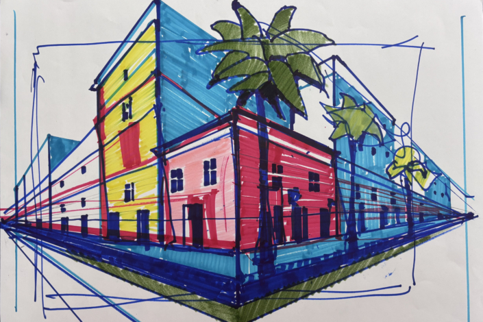 Urban Sketching piece
