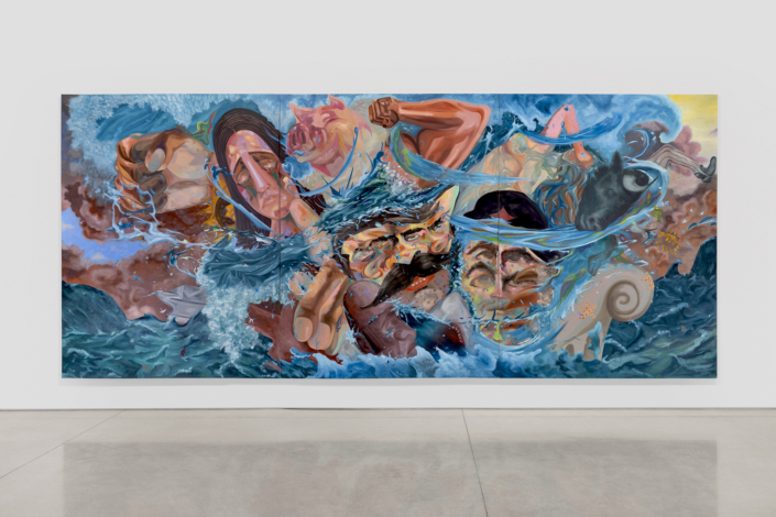 Estuary 2023 100x231in Oil on linen Jose Delgado Zuniga Estuary 2023 100x231in Oil on linen Jose Delgado Zuniga