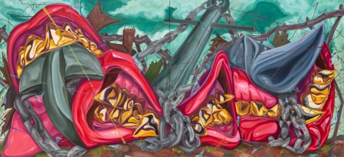 Sunken 2022 36x72in Oil on canvas Jose Delgado Zuniga Sunken 2022 36x72in Oil on canvas Jose Delgado Zuniga