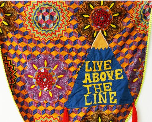 Banner Live Above the Line, Laura Marsh