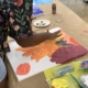 Clay on Canvas making