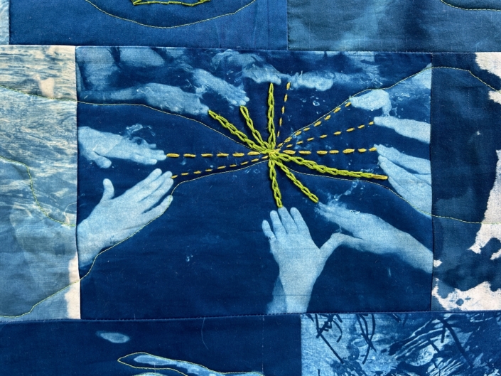 Cyanotype Bex McCharen quilt Bex McCharen quilt
