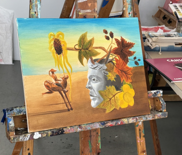 Surrealist Painting from Class