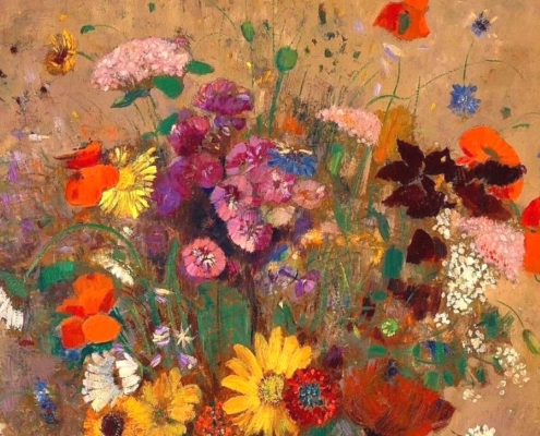 Impressionist Flower Painting