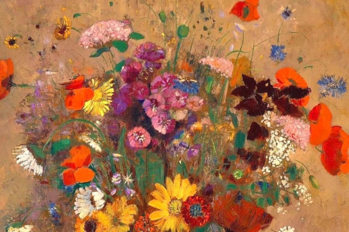 Impressionist Flower Painting