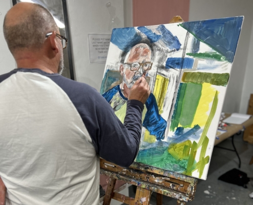 Painting Raul class 2023