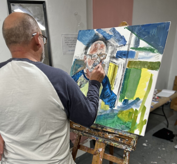 Painting Raul class 2023