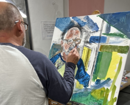 Painting Raul class 2023