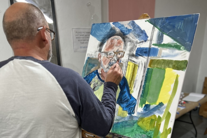 Painting Raul class 2023