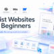 artists websites for beginners background cover text