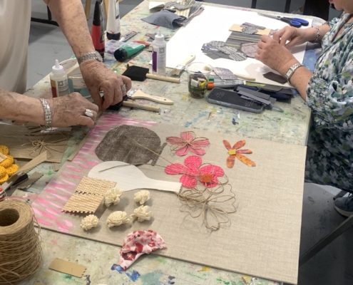 Painting with Fabric