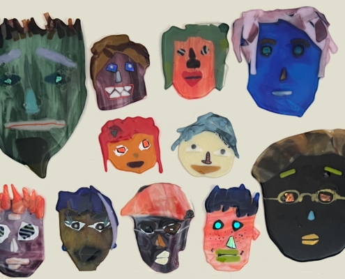 glass faces group